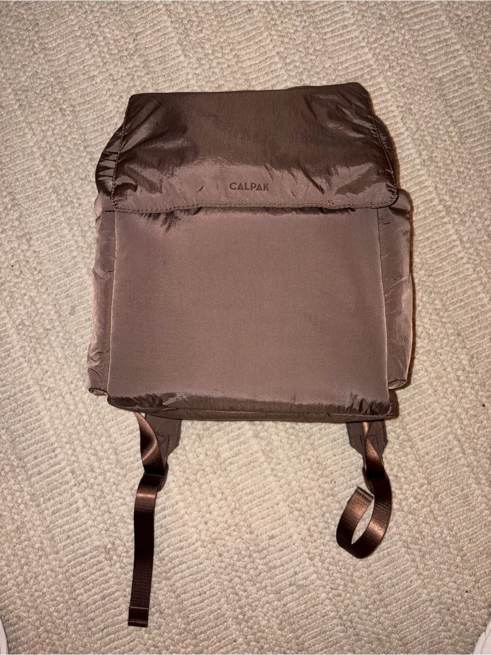 Calpak Diaper Backpack with laptop sleeve in Hazelnut
